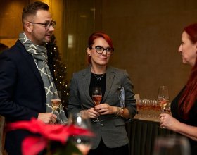 Kateřina Neumannová, česká olympionička a Jan Smigmátor, český swingový zpěvák (11)
